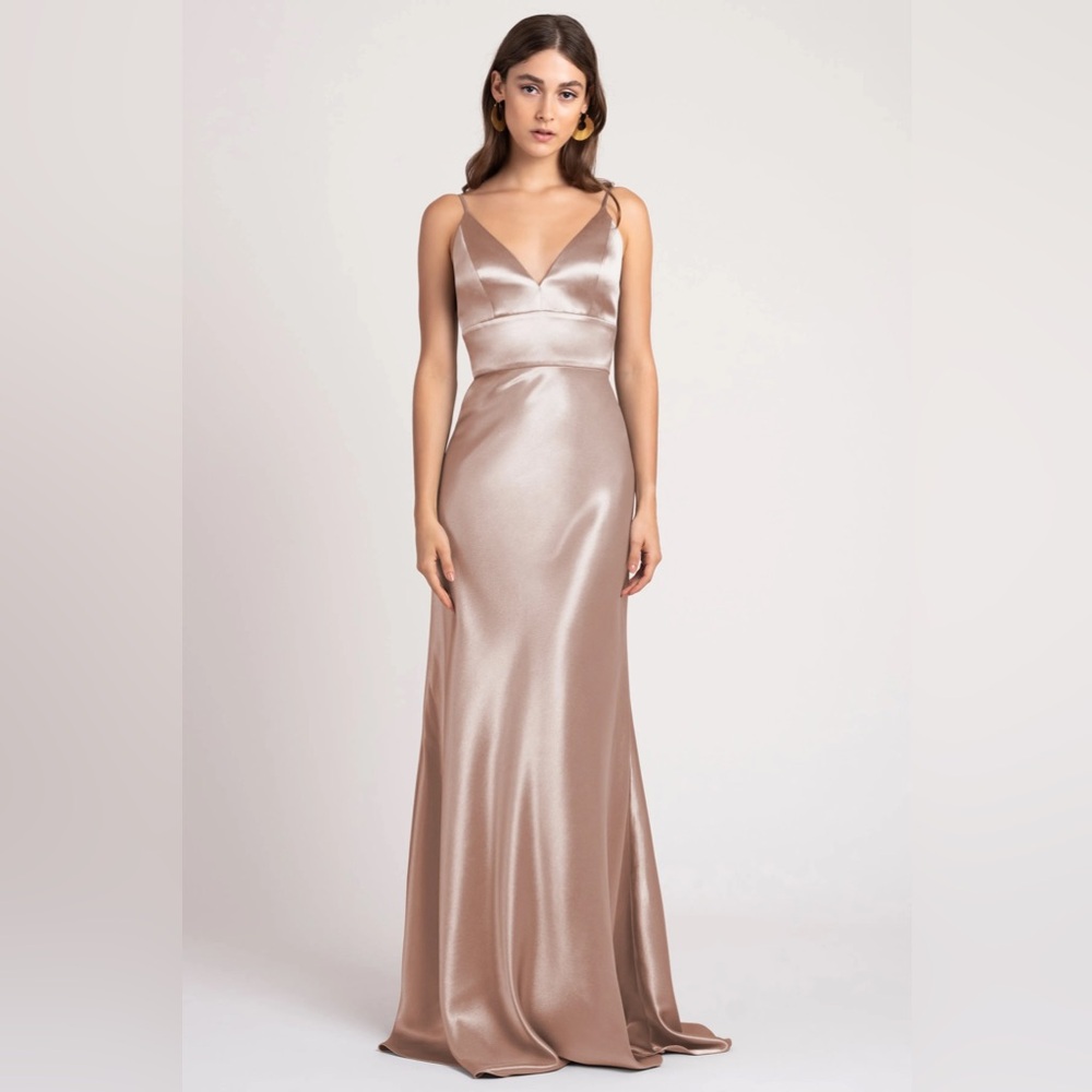 Jenny Yoo Whipped Apricot Bridesmaid Dress